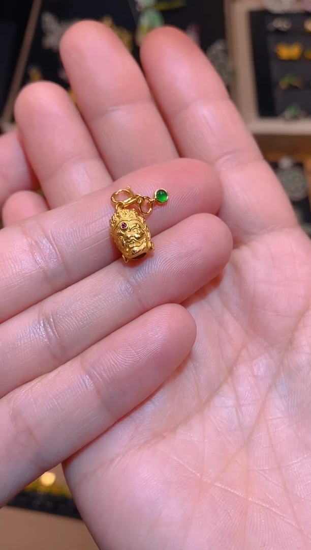 【闪购商品】翡翠吊坠(不含链)银S925镶嵌万能扣