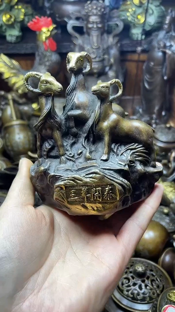 闪购链接，点击下单，有运费险，铜摆件