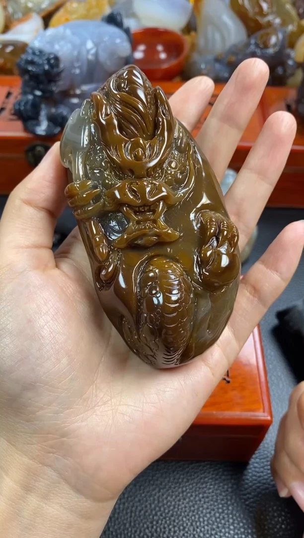未镶嵌手把玛瑙/玉髓好**赏1