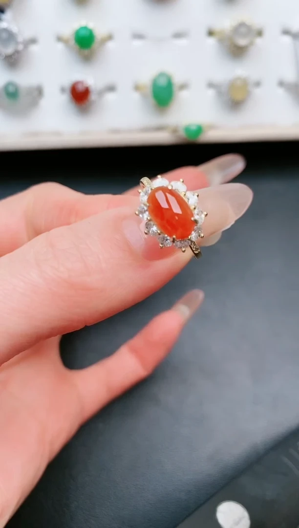 【闪购商品】翡翠戒指银S925镶嵌.....