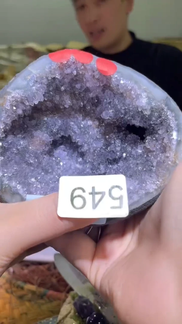 未镶嵌珠宝半成品水晶钱袋子-549