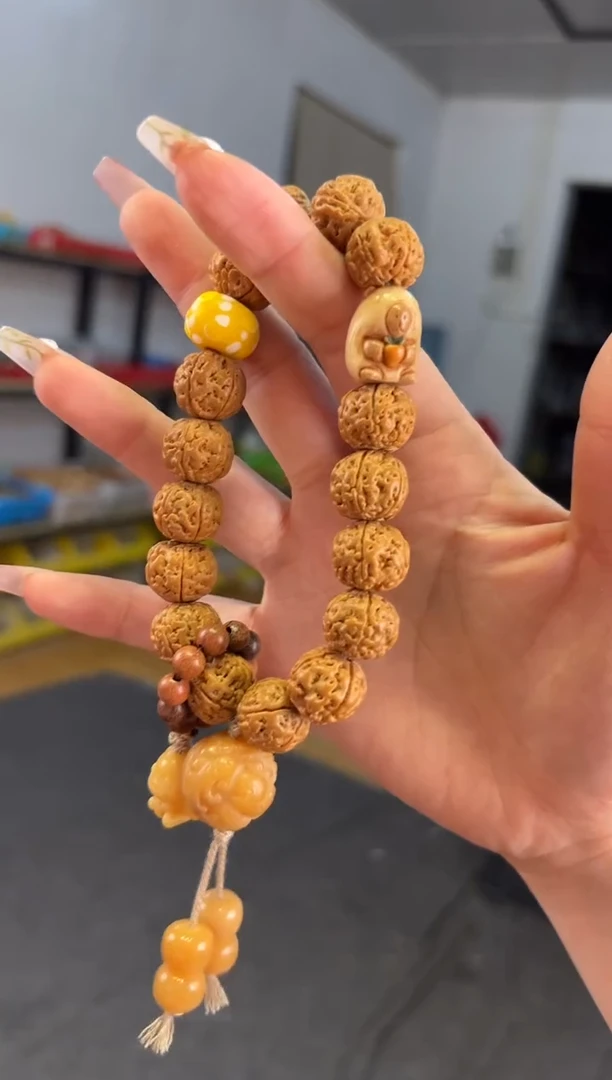 【闪购商品】菩提根/象牙果吊坠2.0多宝木珠上上签手