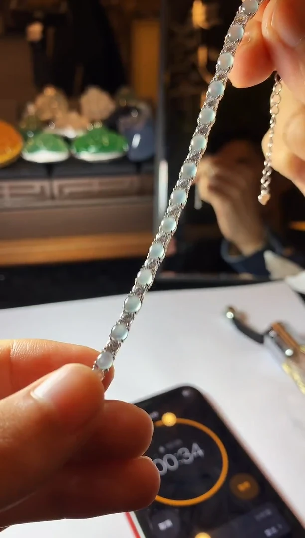 银S925镶嵌定制翡翠5053-BD144-多样性发货发一条