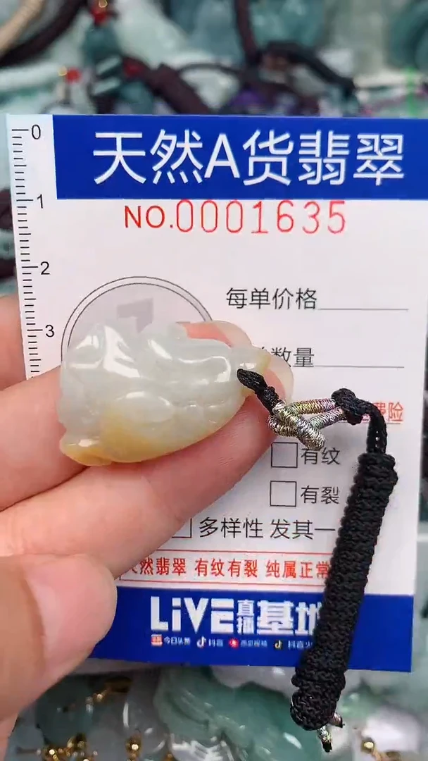 翡翠未镶嵌颈饰...0001635