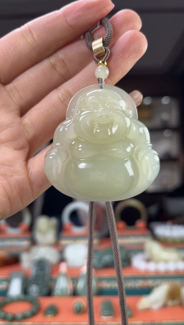 【闪购商品】和田玉颈饰未镶嵌佩佩50mm左右