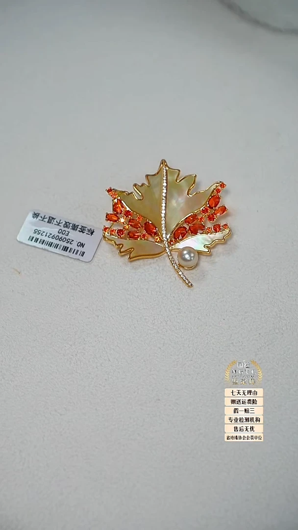 未镶嵌胸饰海水珍珠L海水胸针