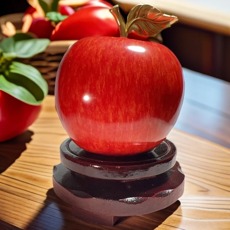 【铜美人】纯铜苹果摆件