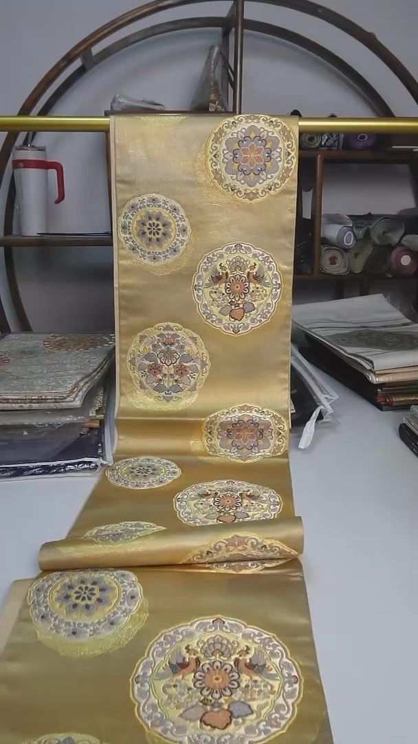 【闪购商品】织绣14西阵织六通宝相花