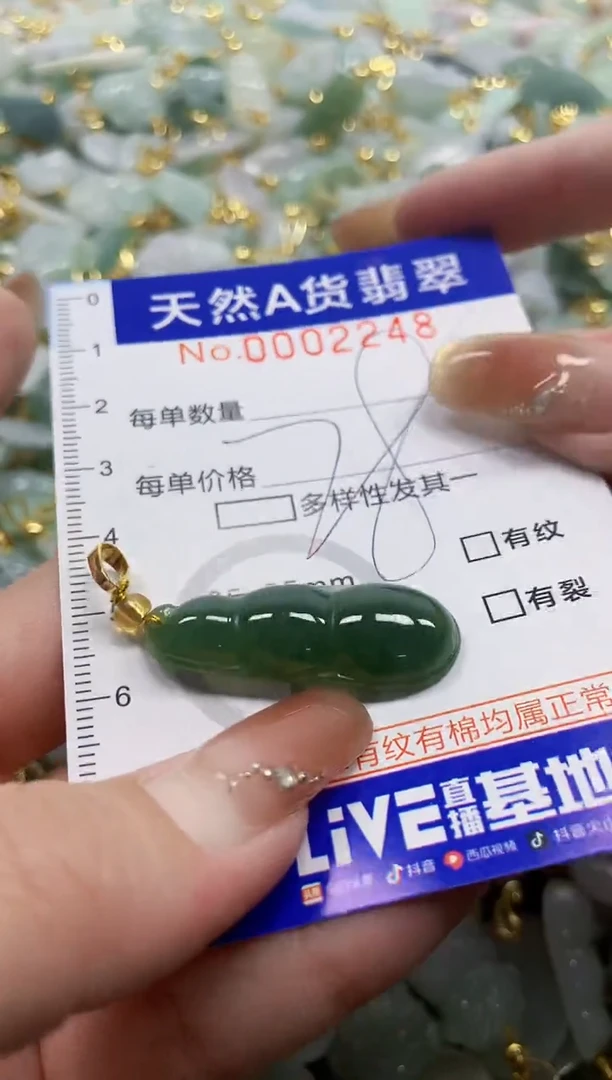 颈饰未镶嵌翡翠天然A货翡翠