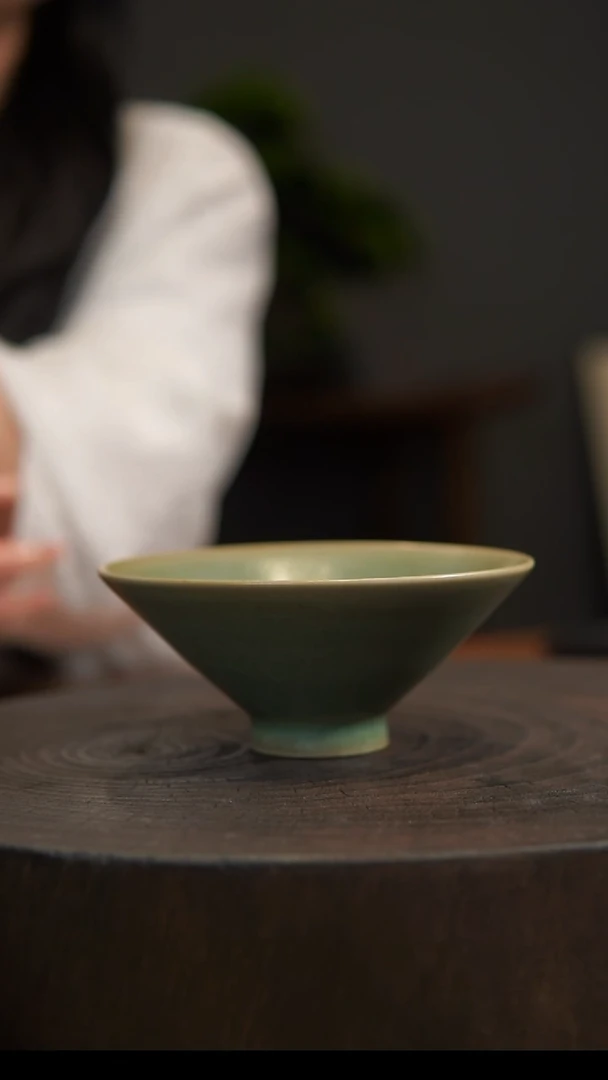 杯子斗笠杯 汝州原产地  原矿老釉