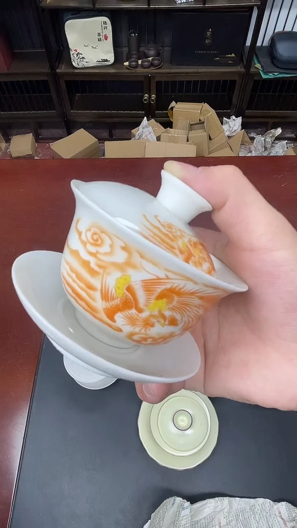 茶具临时链接瓷盖碗