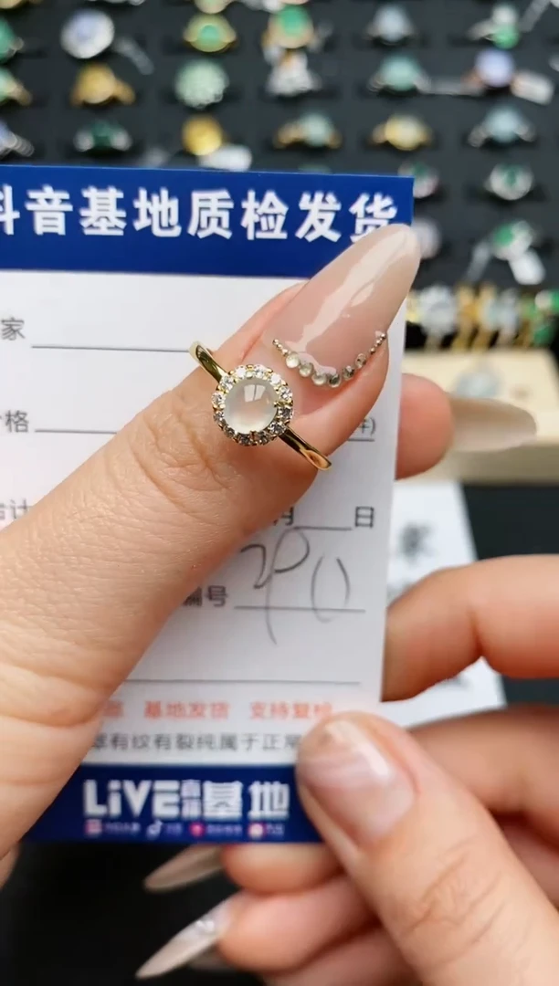 【闪购商品】翡翠戒指银S925镶嵌...........