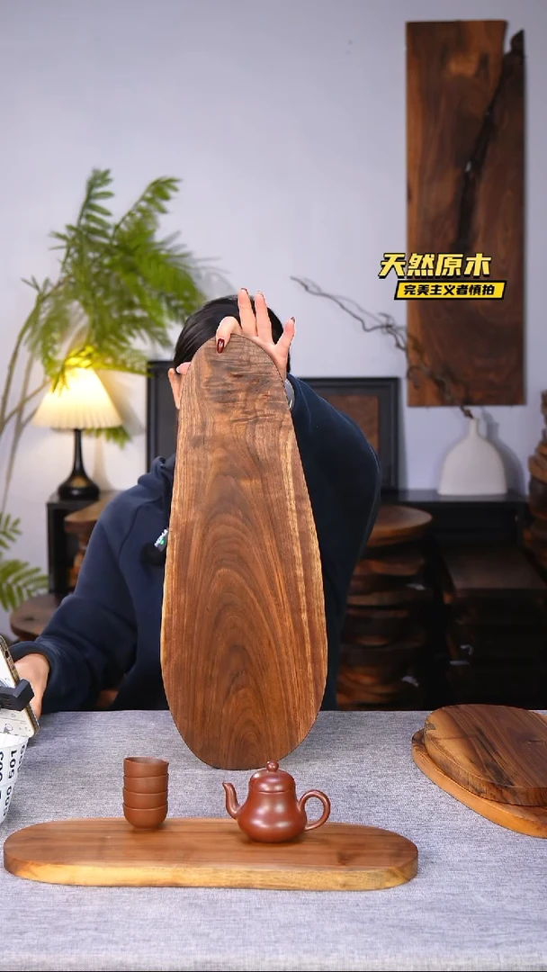 木北美黑胡桃原木.干裂疤结不属于商品质量问题完美主义者慎拍