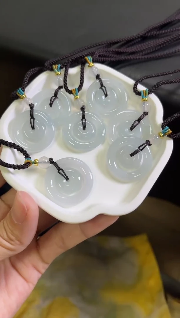 颈饰未镶嵌翡翠B16多样性发一件/配绳子