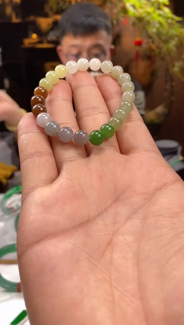 未镶嵌手串和田玉雅hty1