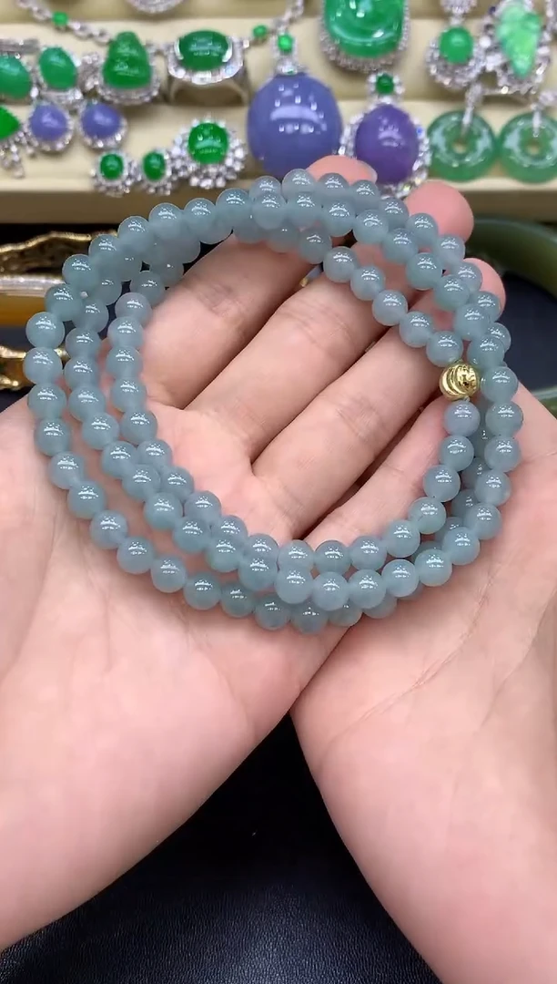 颈饰未镶嵌翡翠344-中国好珍宝