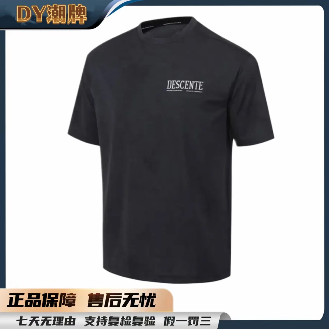 DESCENTE/迪桑特25年夏季圆领T恤运动户外百搭男女同款韩版