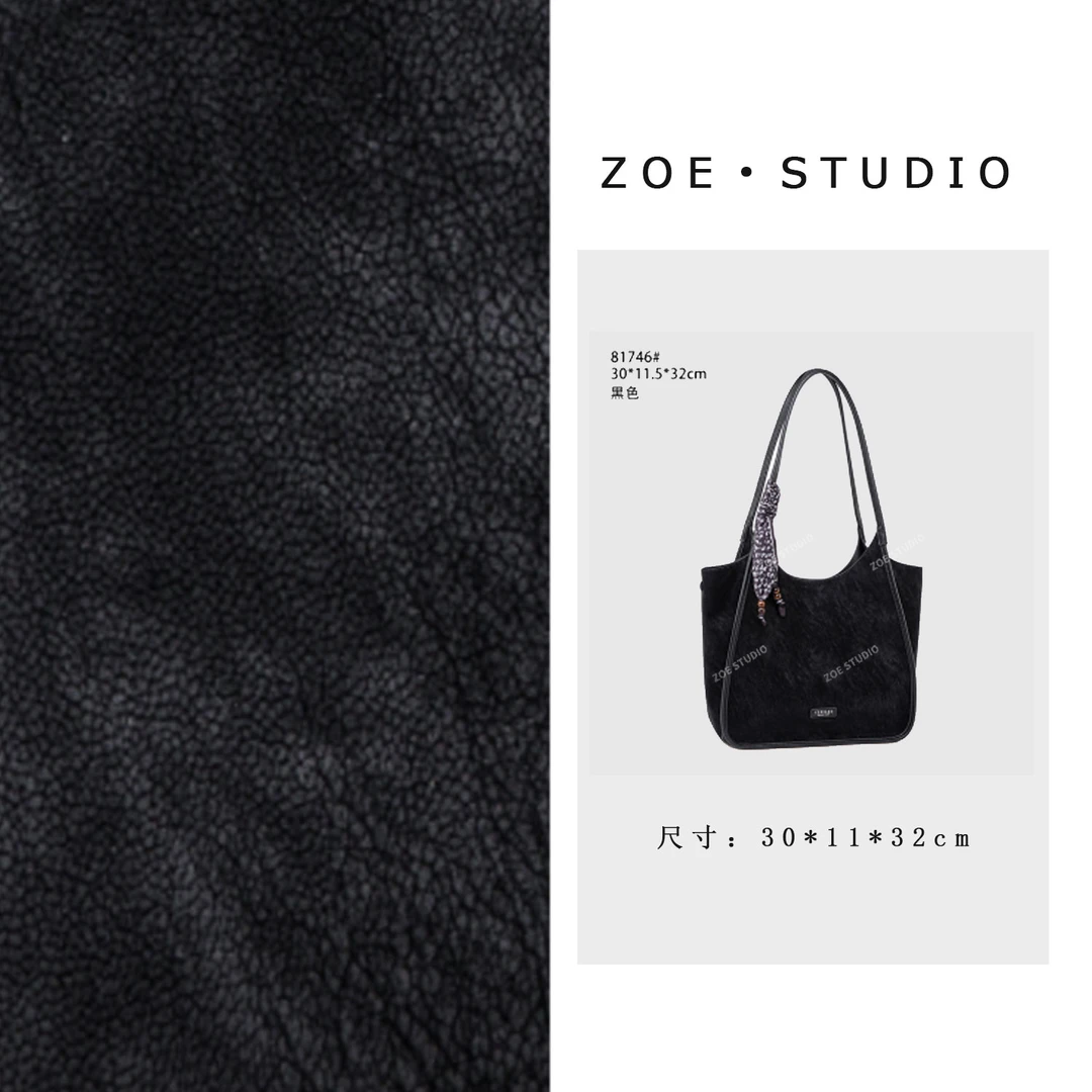 【佐伊甄选】QYX-81746-黑色轻奢女士时尚潮流通勤腋下斜挎包