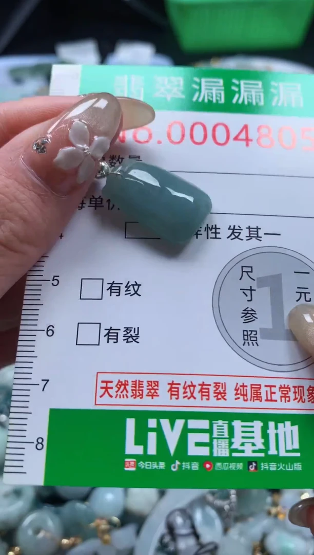 吊坠(不含链)未镶嵌翡翠4805