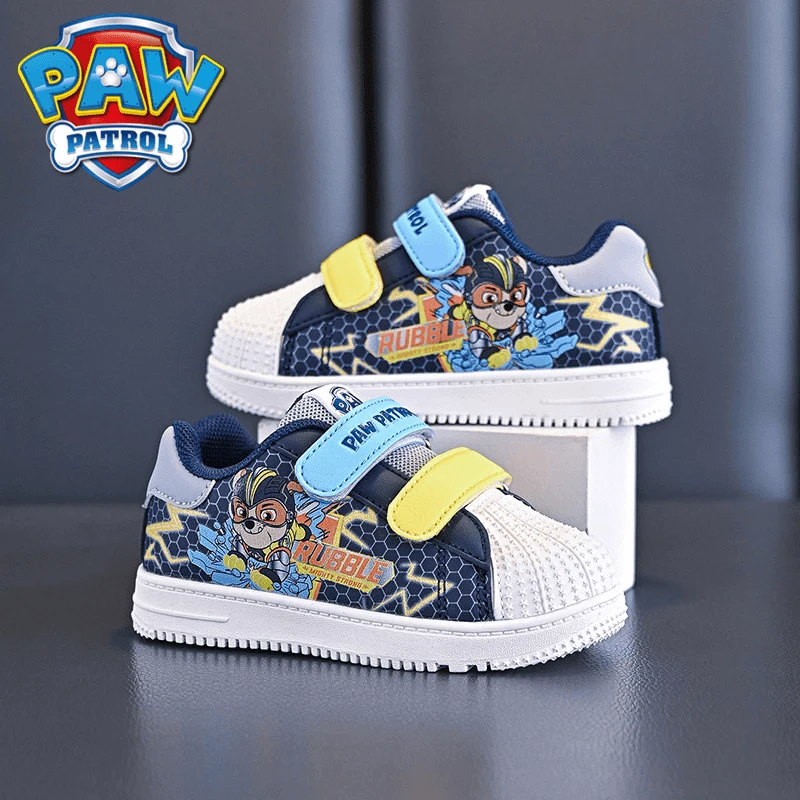汪汪队童鞋男童贝壳运动鞋2025新款春秋季小童软底儿童低帮板鞋