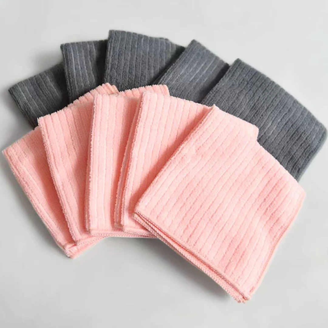 【俐32】新款家用厨房擦桌毛巾抹布（10条）