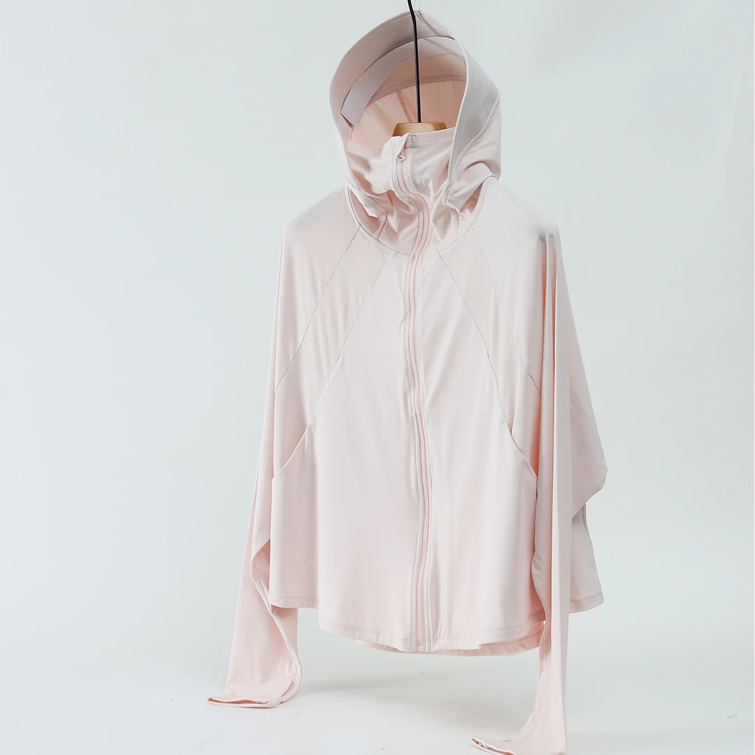 【斗篷款防晒】冰感防紫外线UPF100+凉感皮肤衣长袖防晒衣S31303