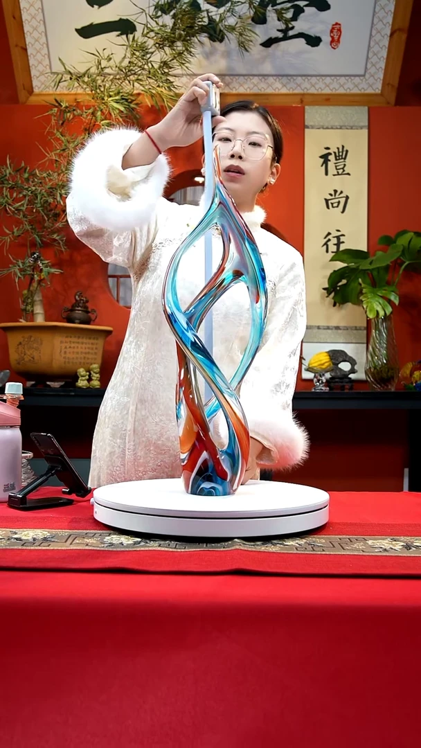 手工艺品琉璃环环相扣