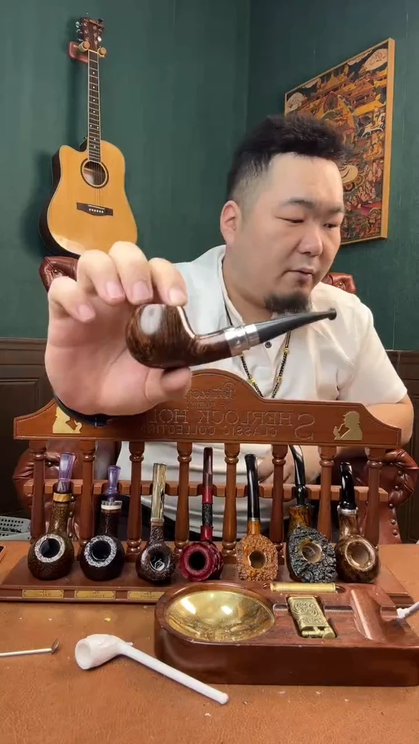石楠木木雕款意大利进口石楠木烟斗