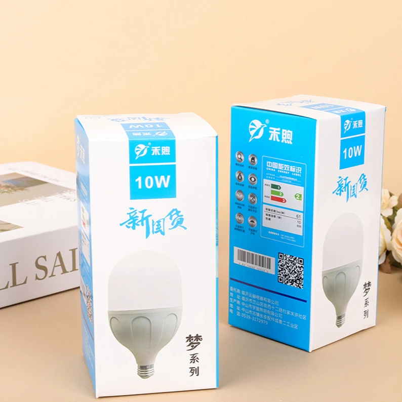 LED灯防频闪螺口E27球泡酒店透明护眼节能立式白光照明10W