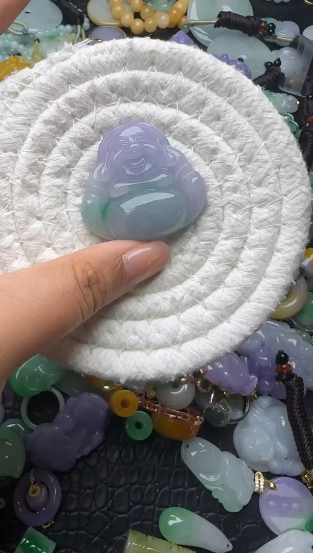 颈饰未镶嵌翡翠缅甸翡翠吊坠