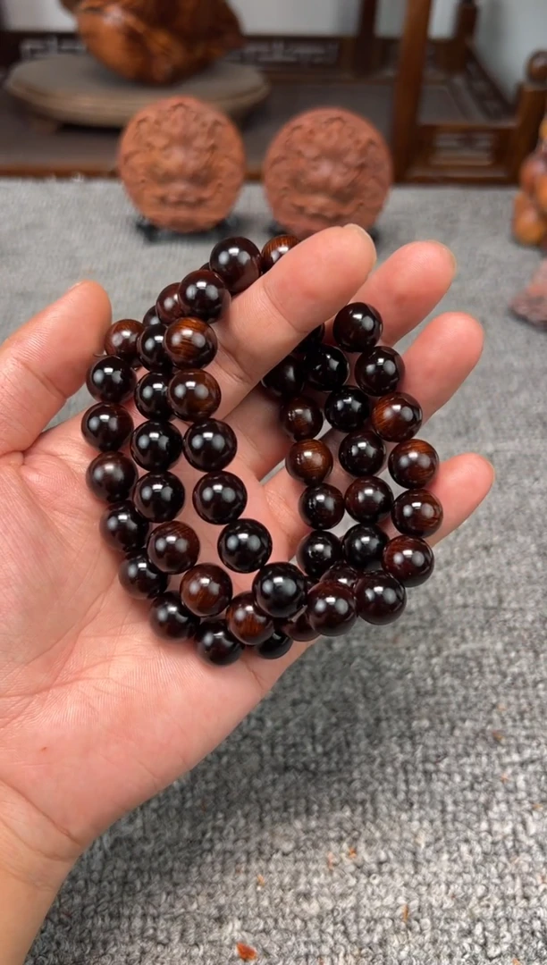 柏木（崖柏）1.2圆珠凤血金 瓷化料 香味浓郁 天花板级