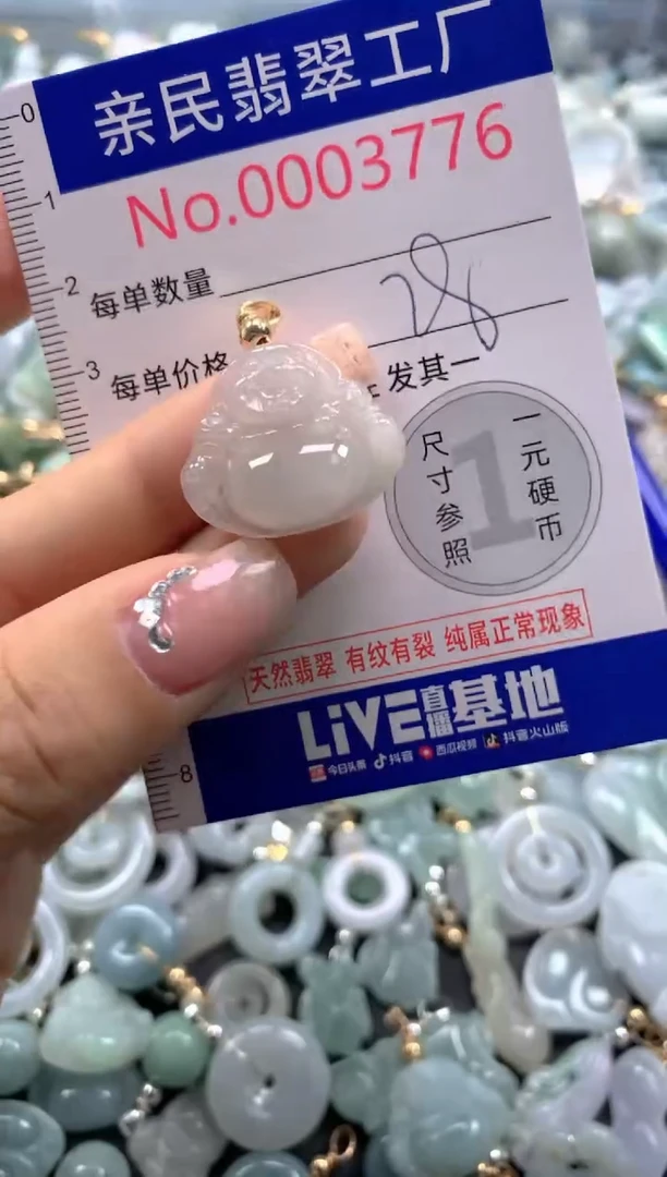 颈饰未镶嵌翡翠3776