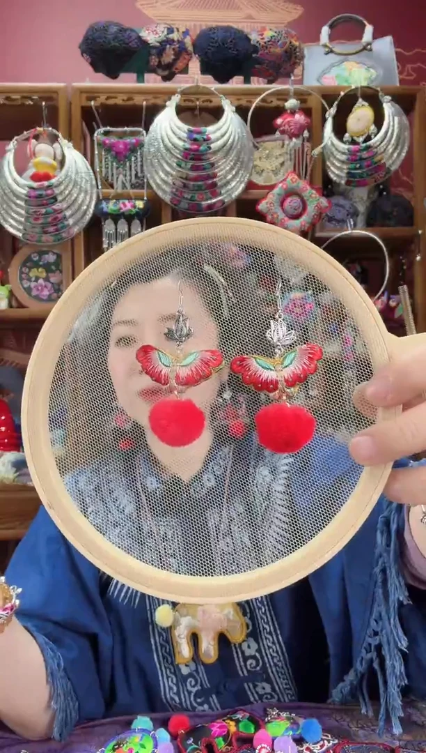 刺绣耳环8甜甜家