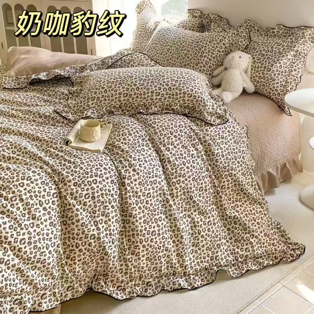 赫本风针织双层纱四件套GM