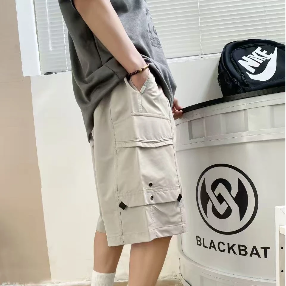 5203米灰青少年时尚潮流休闲五分裤