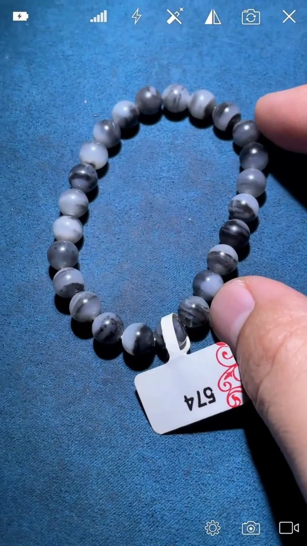 未镶嵌和田玉把件BH574 圆珠手串卡8