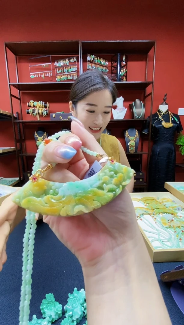 颈饰未镶嵌翡翠翡翠吊坠