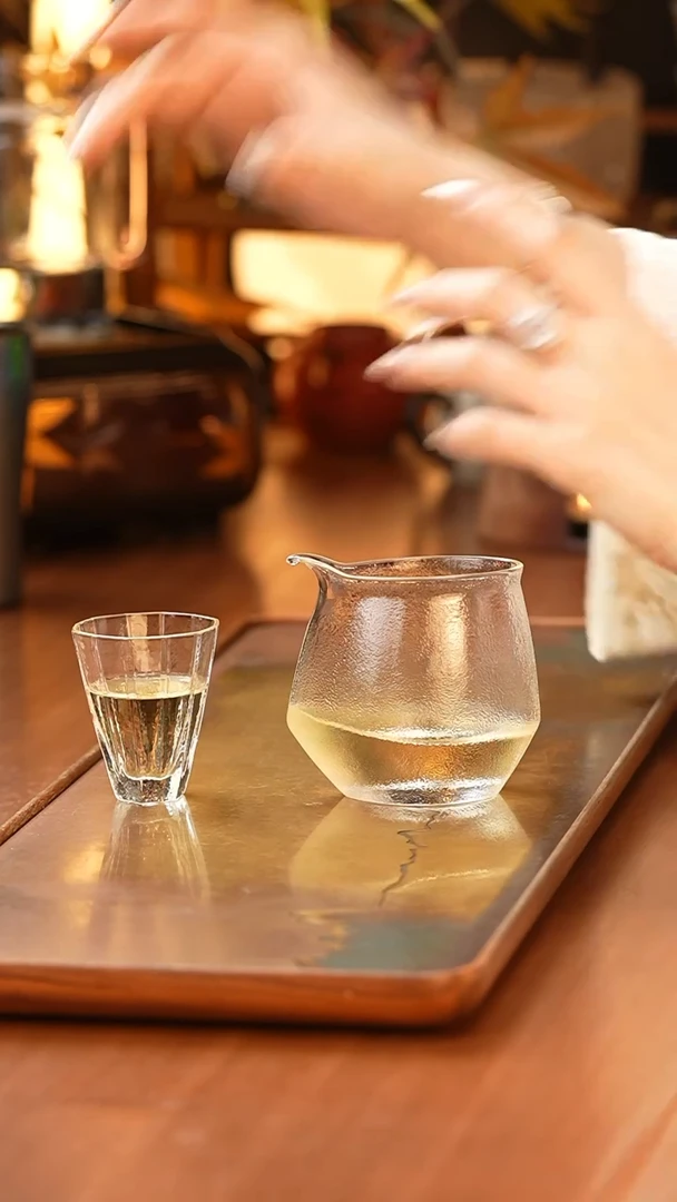 暗香疏影/细锤纹匀杯+细锤纹钻石杯