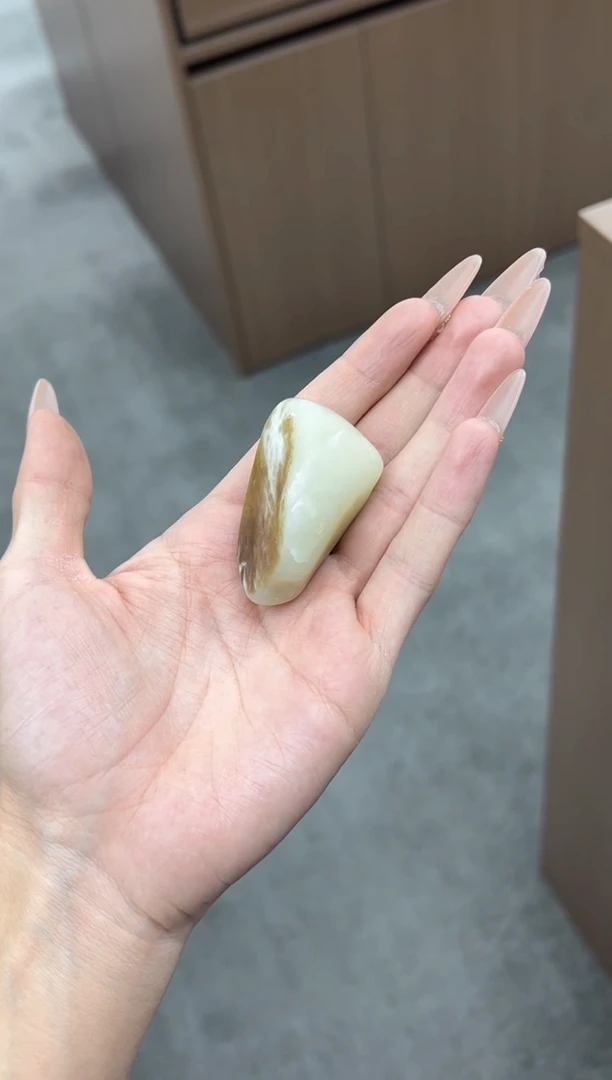 吊坠(不含链)未镶嵌和田玉微色差山流水