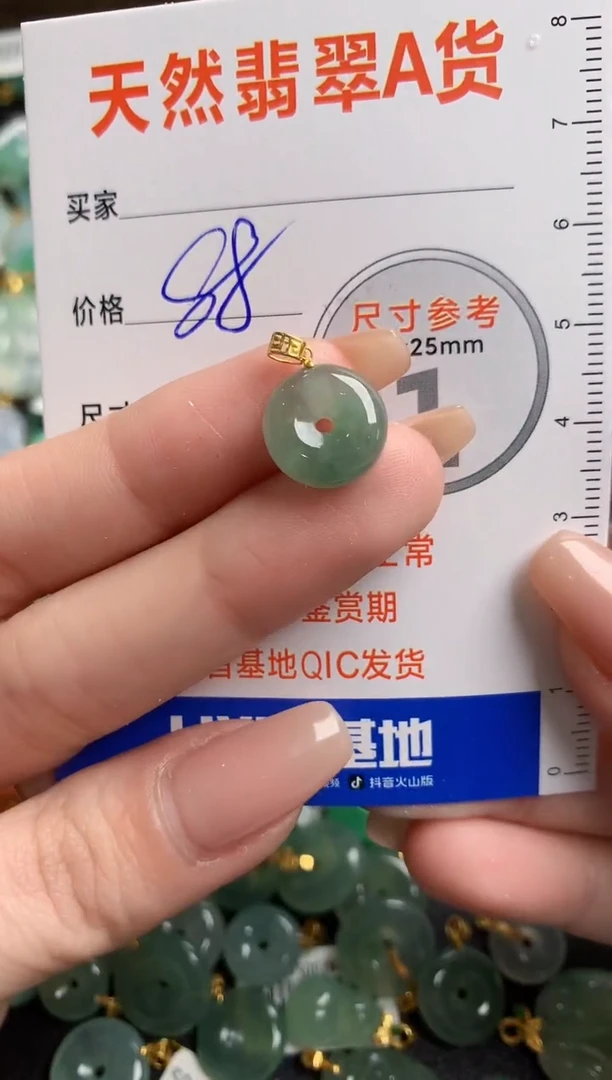 【闪购商品】翡翠颈饰18K金镶嵌13003484