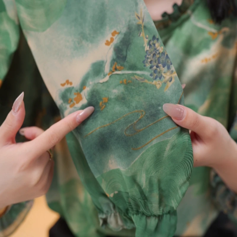 扶摇2025新款新中式国风设计感气质小衫M218沐沐