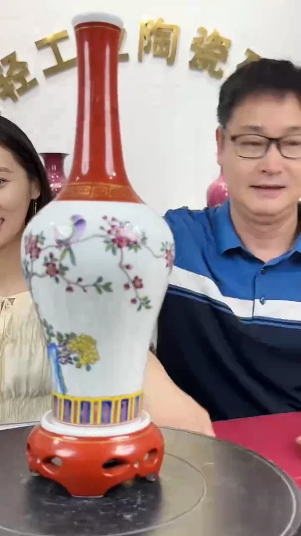 摆件景德镇陶瓷手工手绘