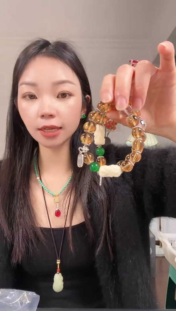 【闪购商品】琥珀颈饰未镶嵌A104AAAAAAA