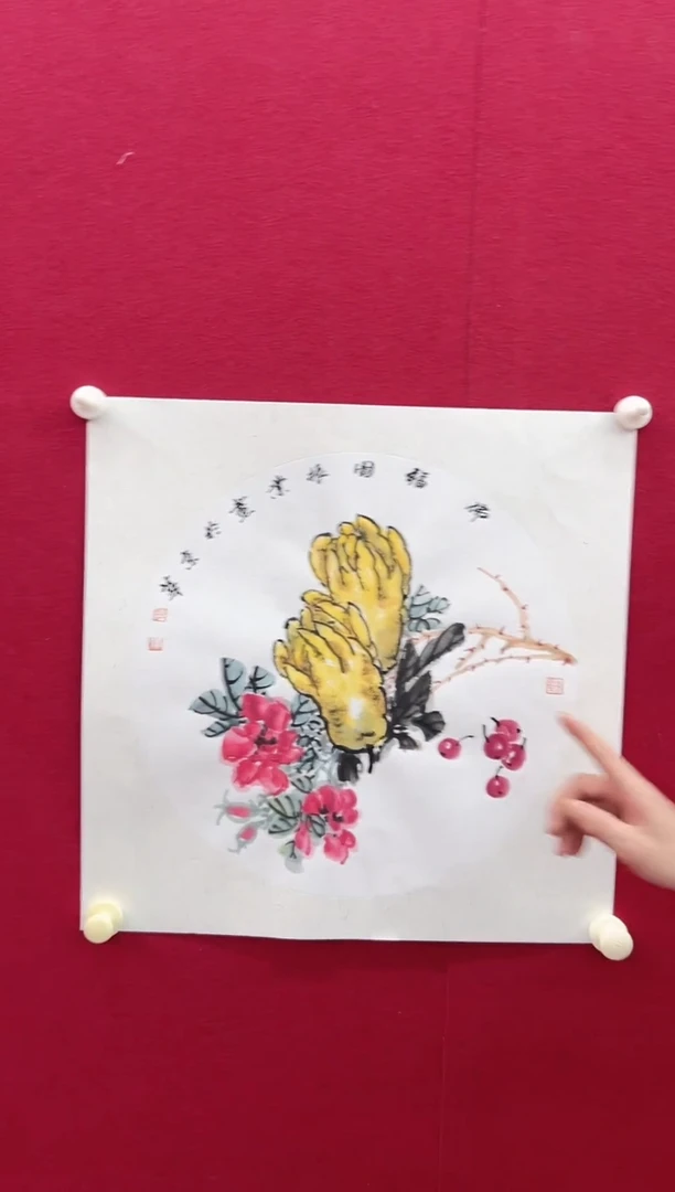 国画赵老师绘画作品