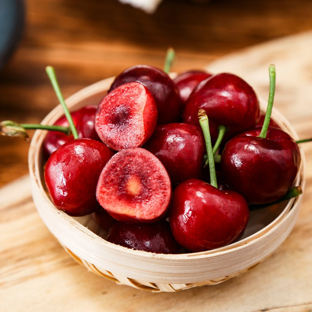 【米乐果】空运大连美早樱桃1.8斤装2J-5J现摘水果