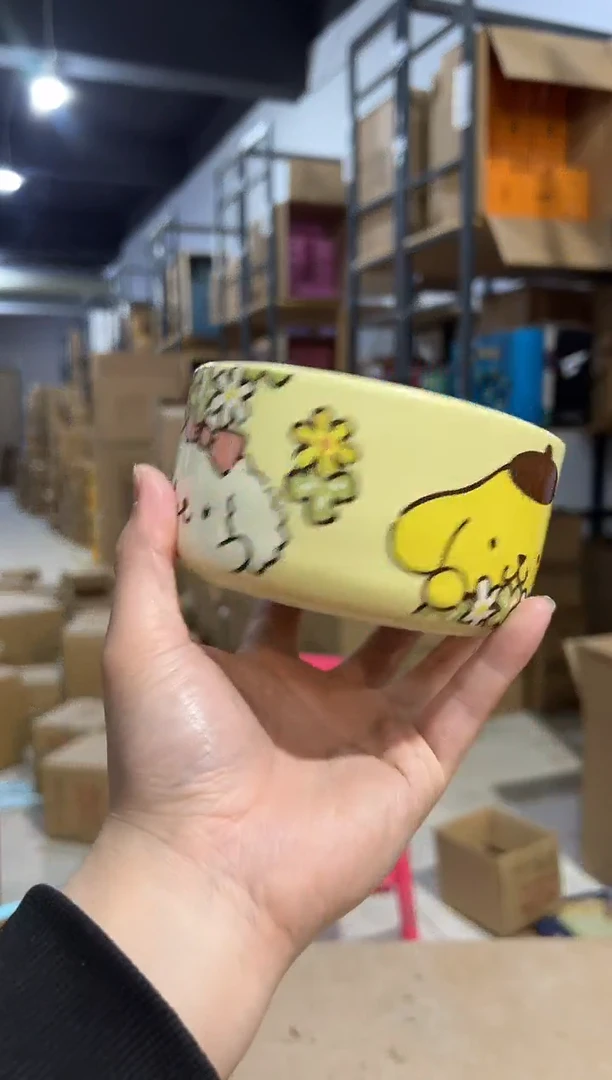 【闪购商品】杯陶瓷碗布丁狗碗