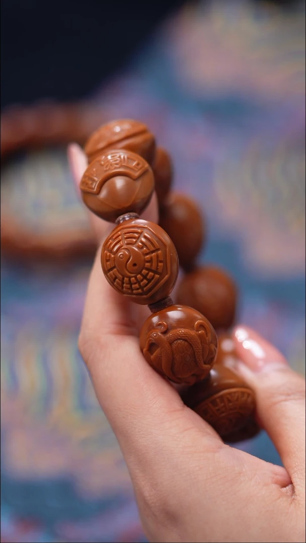 手串/手链橄榄核呀*达四项八卦
