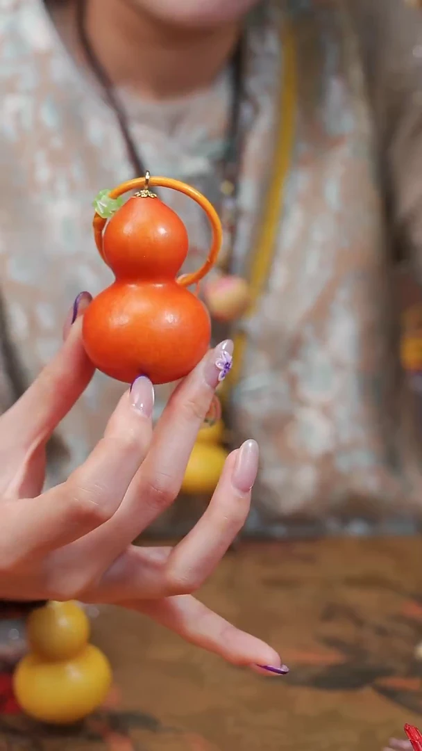 145漆艺工艺小葫芦9.9