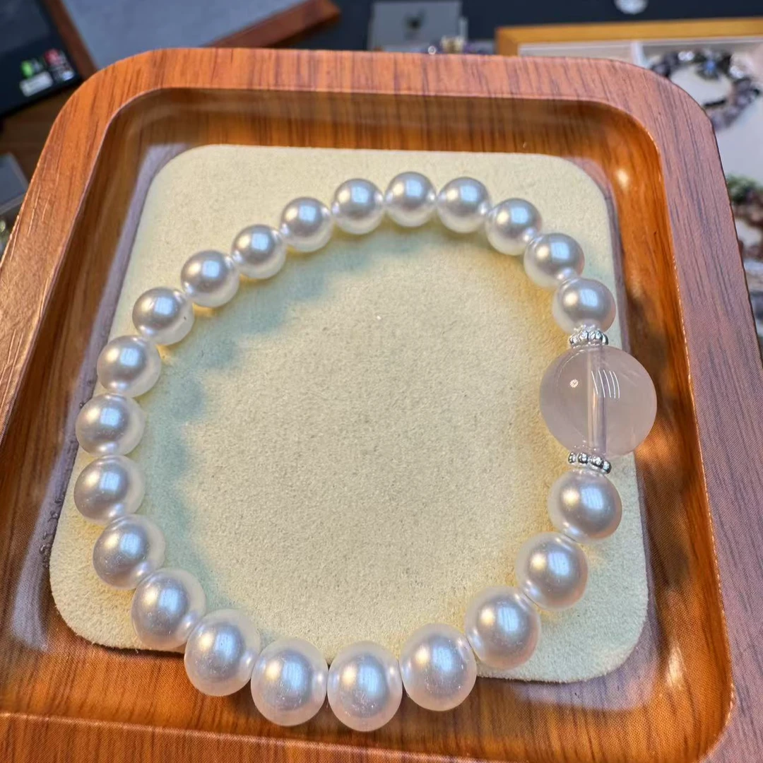 施华洛珠粉水晶手串 多样性发其一