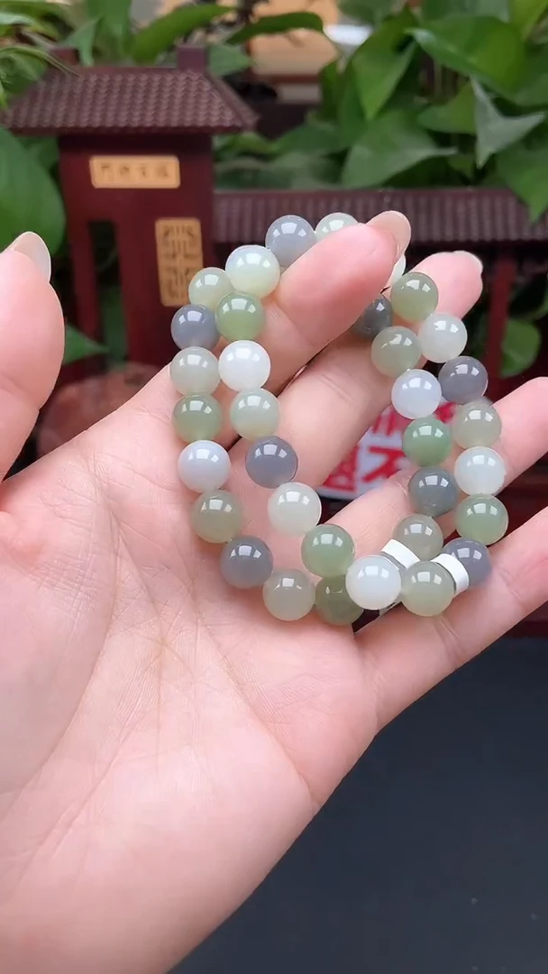 未镶嵌手串和田玉手串TC132多样性发其一